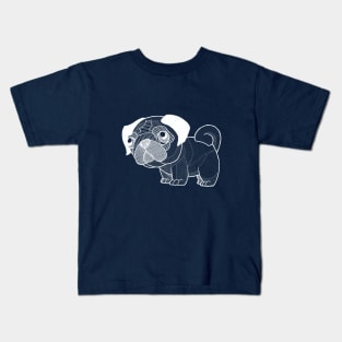 The rare and elusive white pug Kids T-Shirt